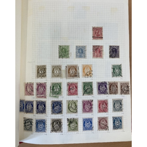 119 - STAMPS : Two albums of Scandinavia mixture of mint and used, Norway, Sweden, Denmark, Finland, and I... 