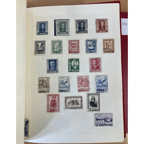 119 - STAMPS : Two albums of Scandinavia mixture of mint and used, Norway, Sweden, Denmark, Finland, and I... 