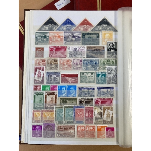 133 - CHARITY STAMPS Three stock books of MINT stamps , all World , (being sold on behalf of the Friends o... 