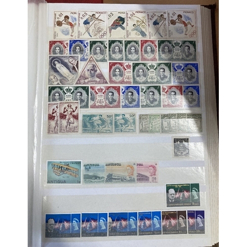 133 - CHARITY STAMPS Three stock books of MINT stamps , all World , (being sold on behalf of the Friends o... 