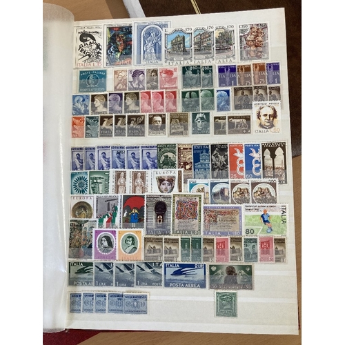 133 - CHARITY STAMPS Three stock books of MINT stamps , all World , (being sold on behalf of the Friends o... 