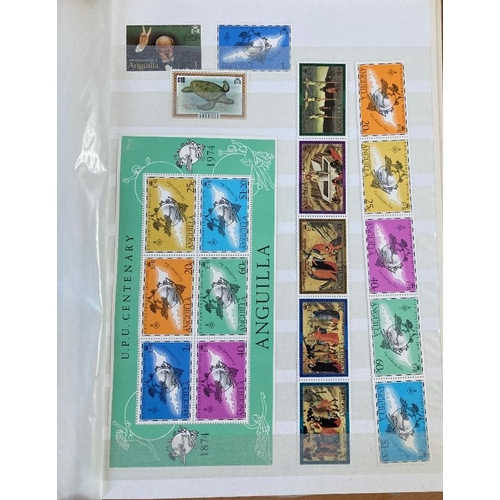 364 - STAMPS ANTIGUA : QEII unmounted mint accumulation in stock book, set and mini-sheets values to $10