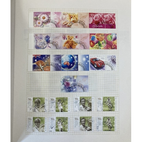 372 - STAMPS AUSTRALIA : 1953 to 2011 used QEII collection in two albums including miniature sheets, sheet... 