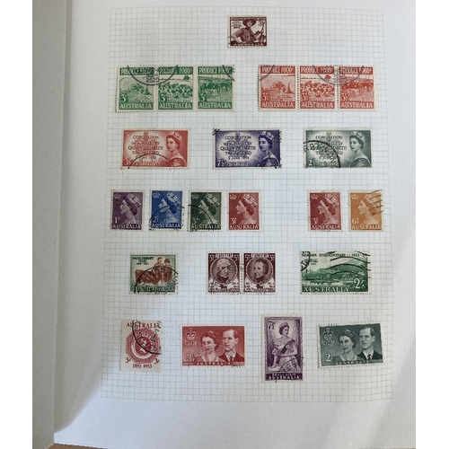 372 - STAMPS AUSTRALIA : 1953 to 2011 used QEII collection in two albums including miniature sheets, sheet... 