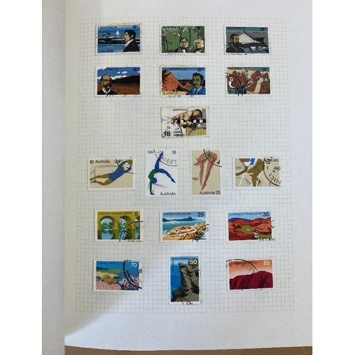 372 - STAMPS AUSTRALIA : 1953 to 2011 used QEII collection in two albums including miniature sheets, sheet... 