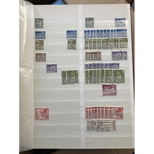 477 - STAMPS GERMANY Various albums and stockbooks with German States, Third Reich and post war Germany, s... 