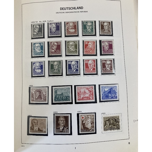 493 - STAMPS GERMANY 1949 - 1970's mint and used in Davo album STC £5000