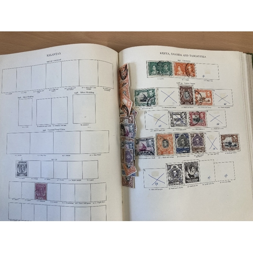 62 - STAMPS: BRITISH COMMONWEALTH, mint & used George VI stamp in a SG Crown printed album. Has a good ra... 