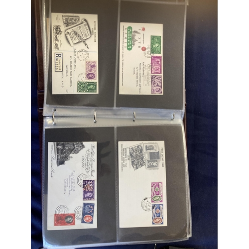 320 - STAMPS FIRST DAY COVERS : Album of mainly pre 1970 FDC's including 1935 Jubilee, 1948 Wedding etc, a... 