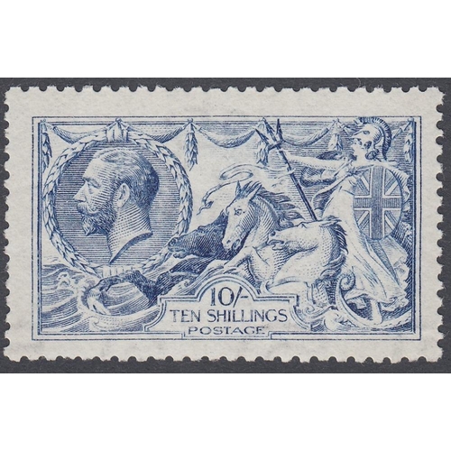 362 - STAMPS GREAT BRITAIN 1915 10/- Deep Blue, well centred unmounted mint SG 411 Cat £5500