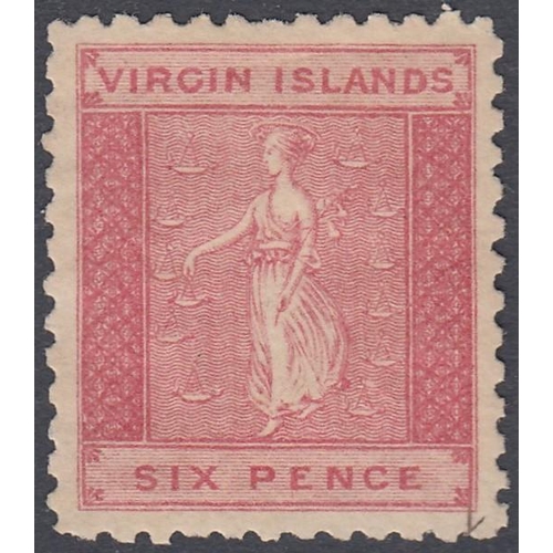 443 - STAMPS VIRGIN ISLANDS QV to QEII mint collection in an album. Includes 1899 set to 5/-, 1904 EDVII i... 