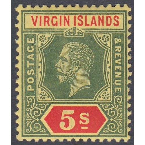 443 - STAMPS VIRGIN ISLANDS QV to QEII mint collection in an album. Includes 1899 set to 5/-, 1904 EDVII i... 