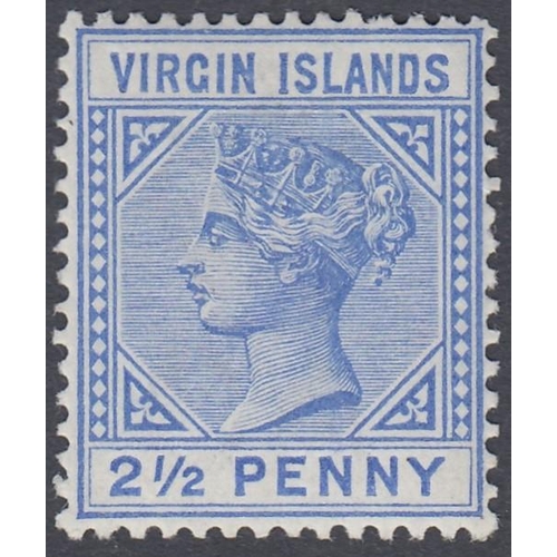 443 - STAMPS VIRGIN ISLANDS QV to QEII mint collection in an album. Includes 1899 set to 5/-, 1904 EDVII i... 