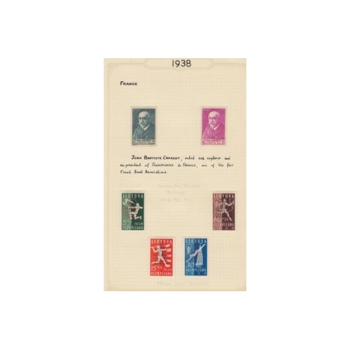 134 - STAMPS SCOUTS, album with a world selection of mint or used stamps, all on the theme of scouting, wi... 