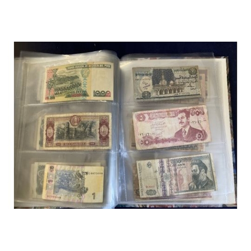 29 - BANK NOTES : Collection of used GB and World Bank notes values to 10/- (45)