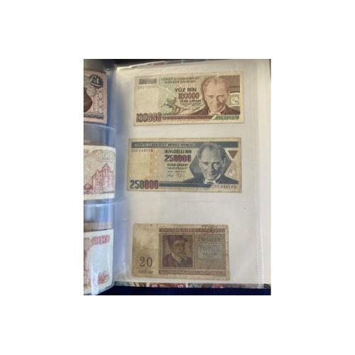 29 - BANK NOTES : Collection of used GB and World Bank notes values to 10/- (45)