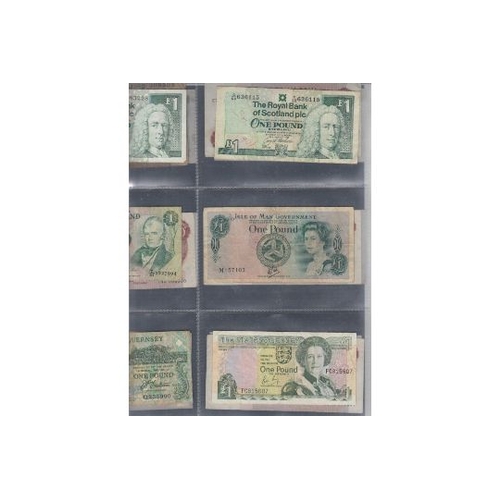 30 - BANK NOTES : Accumulation of old used bank notes, mainly GB but a few Foreign values to 10/-