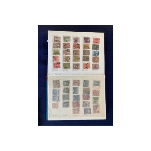 80 - STAMPS : Three small stockbooks of old World stamps, including some China