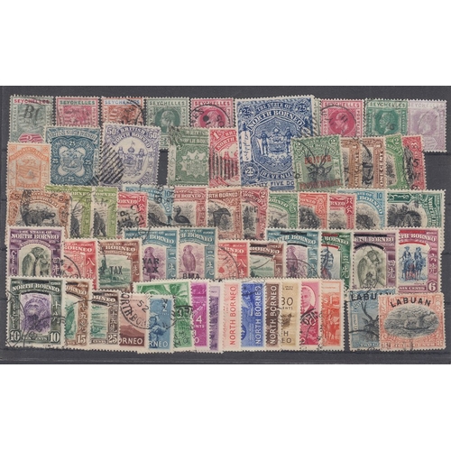 50 - STAMPS : British Commonwealth fine used selection on stock cards including high values and North Bor... 