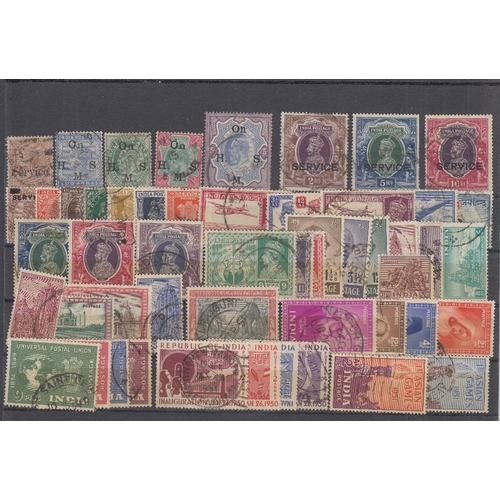 50 - STAMPS : British Commonwealth fine used selection on stock cards including high values and North Bor... 