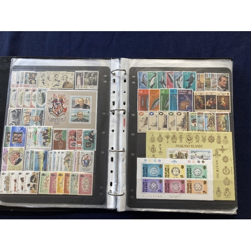 35 - STAMPS : British Commonwealth in black ring binder, unmounted mint including minisheets etc, noted t... 