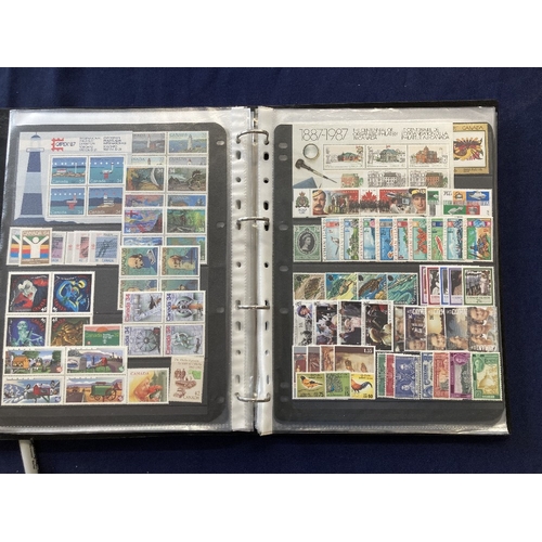 35 - STAMPS : British Commonwealth in black ring binder, unmounted mint including minisheets etc, noted t... 