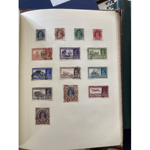 54 - STAMPS : BRITISH COMMONWEALTH, box with six albums with 1000s of mint or used issues. Some useful U/... 