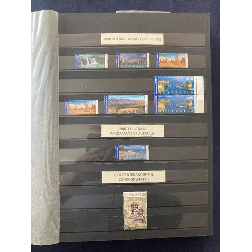 83 - STAMPS : Mixed box of albums and stock books, mint and used, Malta, Singapore, New Zealand, Australi... 