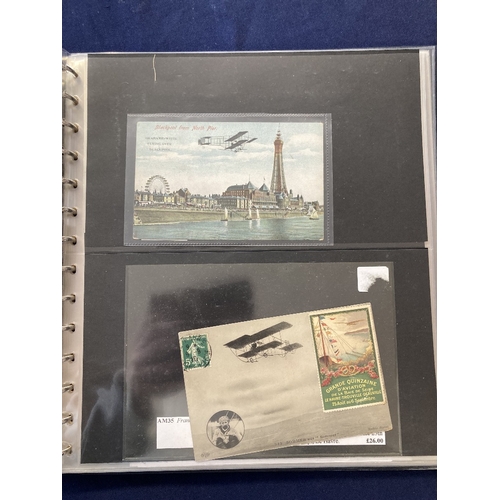 150 - STAMPS AIRMAIL Collection of 1911 Aerial Post covers and cards including various colour envelopes, E... 