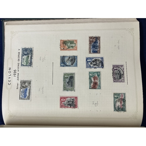 42 - STAMPS : Album of Great Britain and Commonwealth plus two small albums noted to include Penny Black ... 