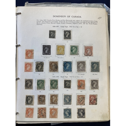 447 - STAMPS CANADA Early to modern in printed album mint and used must Cat several £1000, values to $2