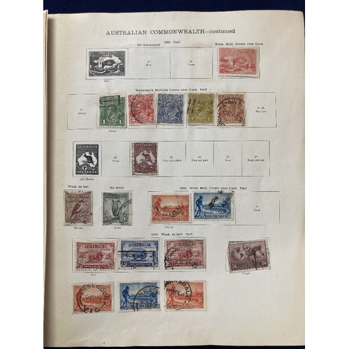 47 - STAMPS : British Commonwealth mint and used in Ideal Album approx 2,600 stamps and generally in good... 