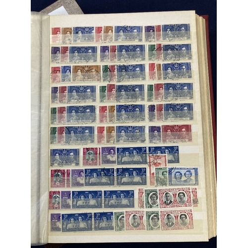 64 - STAMPS : All World in two stockbooks, both pretty well filled and sure to be of value