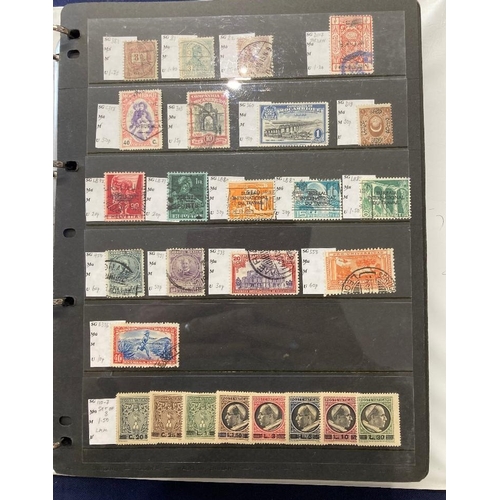 115 - STAMPS Ex dealers foreign stock in white binder PTS at £400+ and reserved at around 3% of Cat