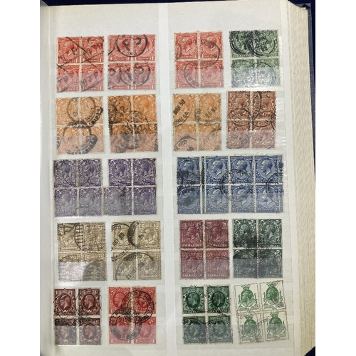 179 - STAMPS GREAT BRITAIN Used accumulation EDVII to GV in blue stockbook, duplicated but not checked for... 