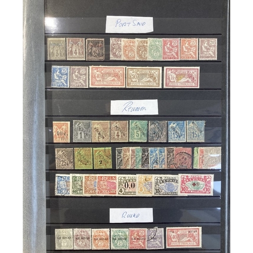 32 - STAMPS : Stockbook with mint and used Foreign, lots of better sets and stamps noted . China includin... 