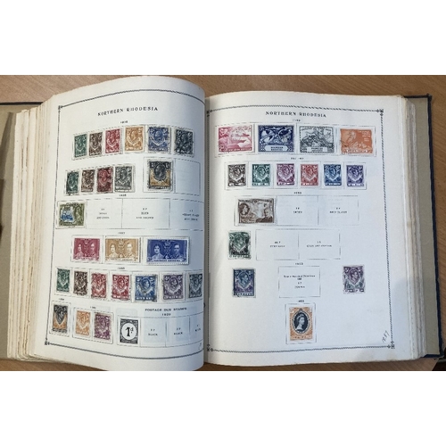 61 - STAMPS : BRITISH AFRICA, an old-time printed album with many 100s mint & used from QV to early QEII.... 