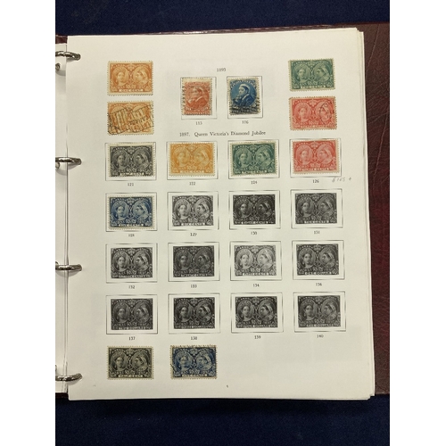 446 - STAMPS CANADA 1851 to 1977 used collection in a SG printed album. Includes some useful QV small & la... 