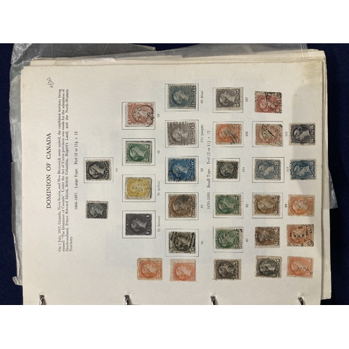 447 - STAMPS CANADA Early to modern in printed album mint and used must Cat several £1000, values to $2