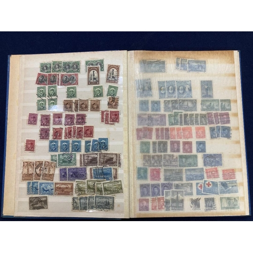 448 - STAMPS CANADA Early to Modern used in stock book (100's)