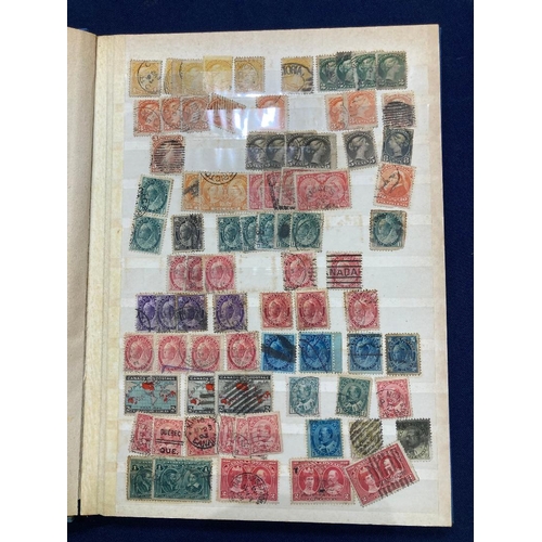 448 - STAMPS CANADA Early to Modern used in stock book (100's)