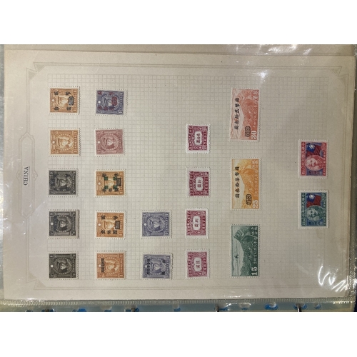 457 - STAMPS CHINA Albums with various mint and used including a few sets. With early to modern issues wit... 