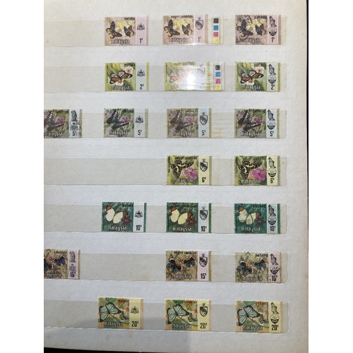 104 - STAMPS : Mixed All World box of albums including many early stamps India, Australia etc