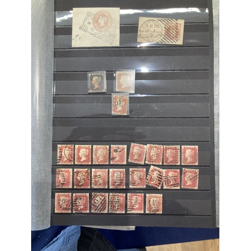 52 - STAMPS : Mixed box of Commonwealth and GB in albums, album pages and stock cards, good value lot and... 