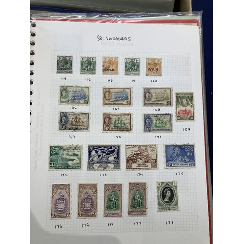 53 - STAMPS : BRITISH COMMONWEALTH, collection in four albums with a useful selection of mint & used West... 