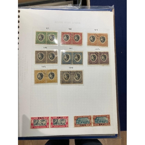 53 - STAMPS : BRITISH COMMONWEALTH, collection in four albums with a useful selection of mint & used West... 