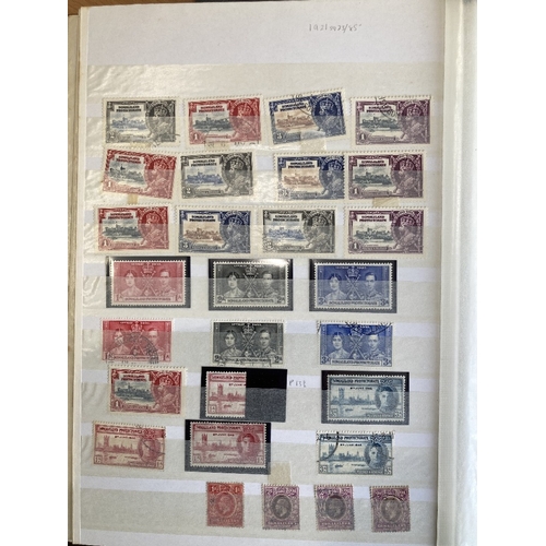 41 - STAMPS : BRITISH COMMONWEALTH, a mint & used assortment in two large stockbooks with GB, Commonwealt... 