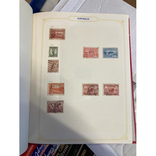 56 - STAMPS : Ten Albums of GB and Commonwealth mint and used