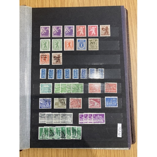 204 - STAMPS Germany and Berlin mint and used accumulation in stock book, some better stamps noted