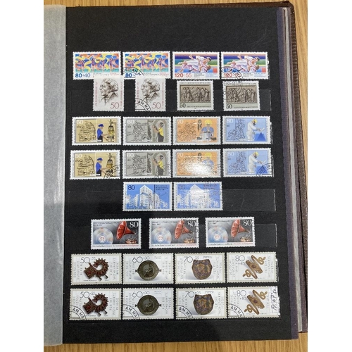 204 - STAMPS Germany and Berlin mint and used accumulation in stock book, some better stamps noted